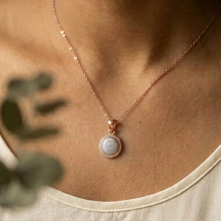 HALO Memorial Pendant round