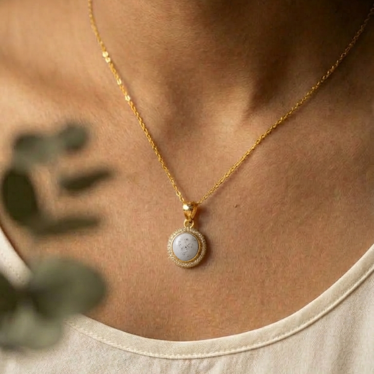 HALO Memorial Pendant round
